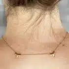B22V2 Collier COQUETTE or jaune