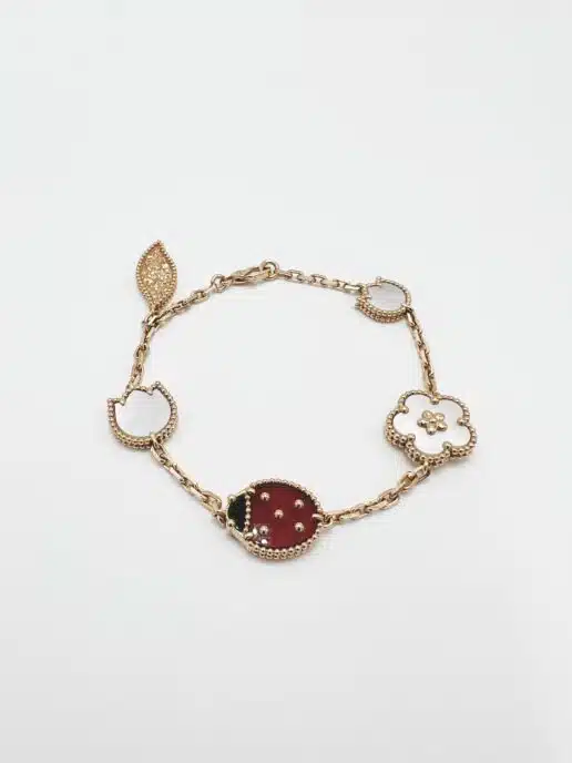B109V48 Bracelet Lucky Spring VAN CLEEF & ARPELS or rose