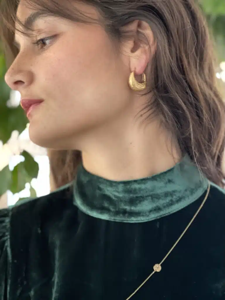 B86V48 Boucles d'oreilles POMELLATO Duna en or jaune