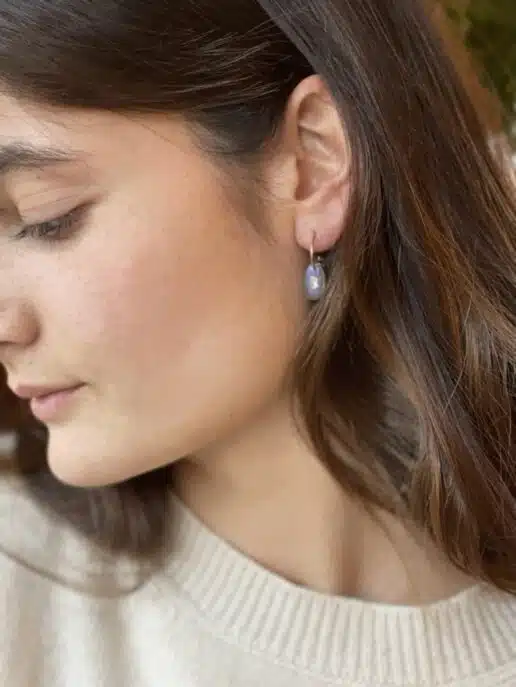 B103V48 Boucles d'oreilles PASCALE MONVOISIN en or rose