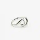 B231V120 Bague GILBERT ALBERT or gris et billes de couleurs