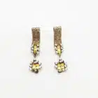B391V96 Boucles d'oreilles or jaune