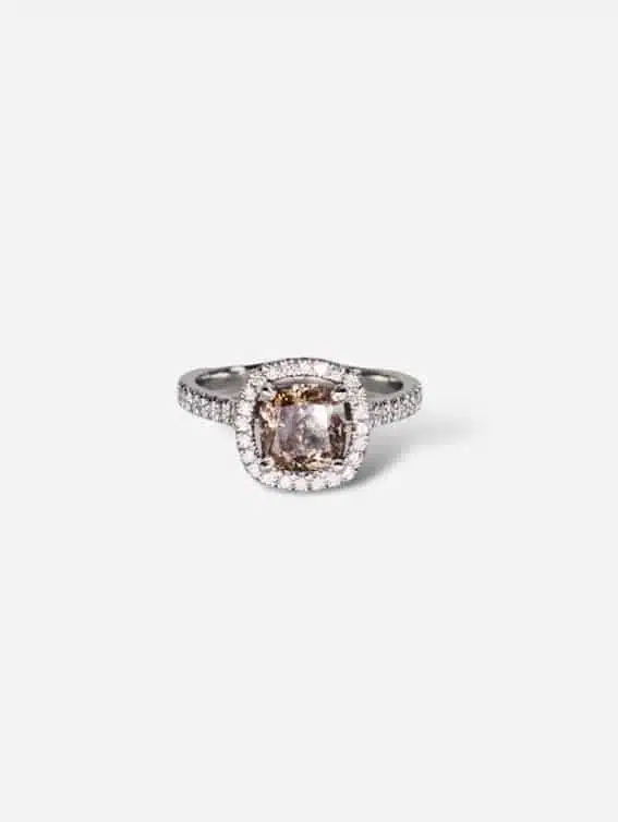 B461V129 Bague or gris