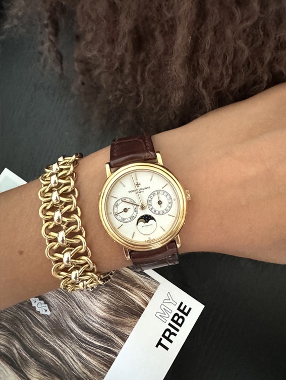 M37V109 Montre VACHERON CONSTANTIN Day Date Moonphase en or jaune