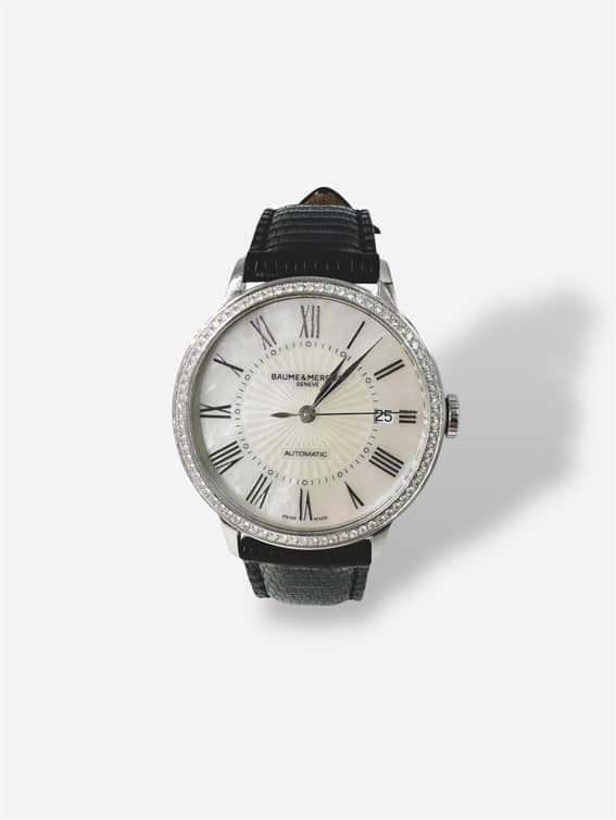 M39V287 Montre BAUME & MERCIER Classima acier et diamants