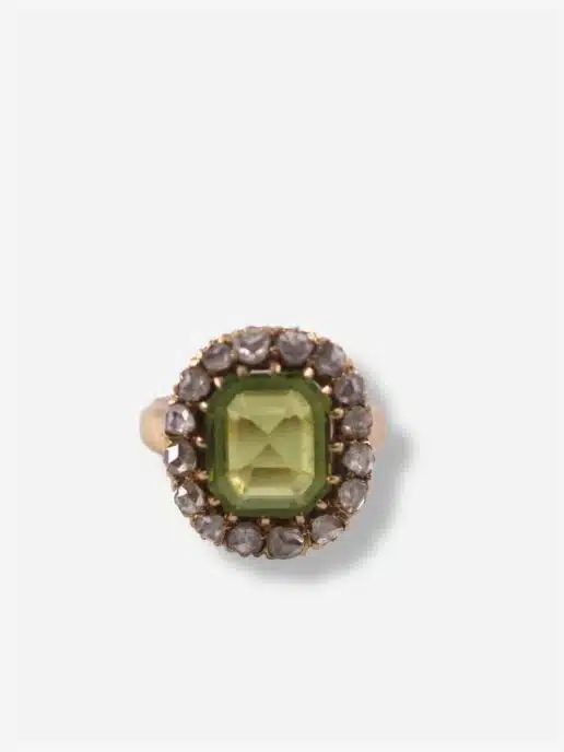 B532V9 Bague marguerite en or jaune