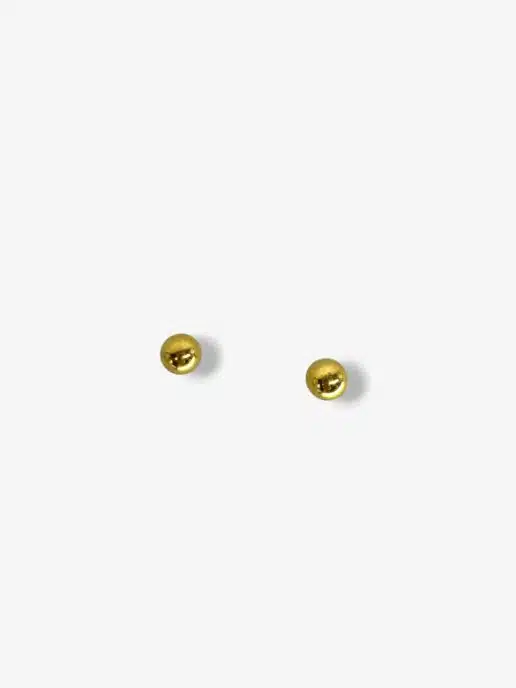 B585V336 Billes 10 mm en or jaune pour boucles d'oreilles GILBERT ALBERT